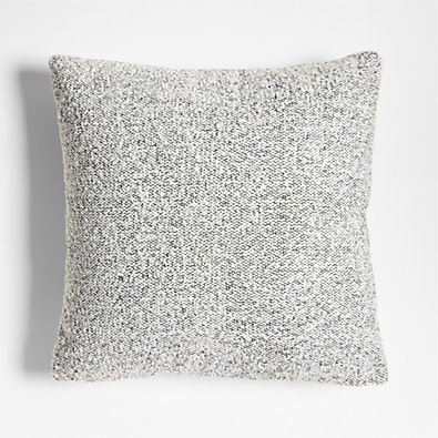 View Soft Boucle 20"x20" Arctic Ivory Indoor/Outdoor Throw Pillow details