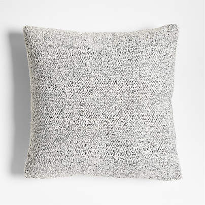 Soft Boucle 20"x20" Arctic Ivory Indoor/Outdoor Throw Pillow