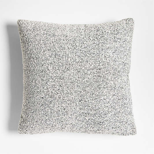 Soft Boucle 20x20 Arctic Ivory Indoor/Outdoor Throw Pillow