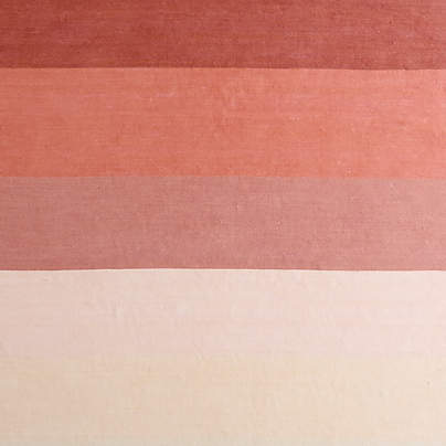 Soft Gradient Pink Chenille Kids 12"x18" Rug Swatch