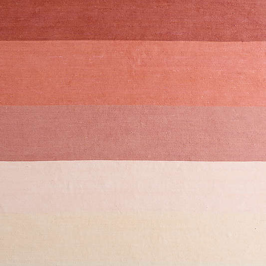 Soft Gradient Pink Chenille Kids 12"x18" Rug Swatch