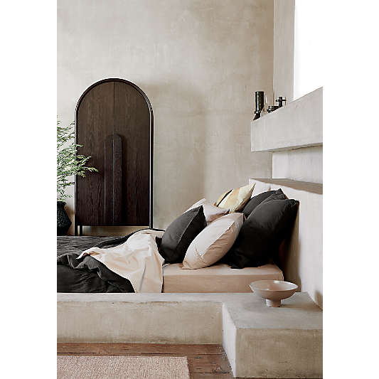 Annie 38" Charcoal Brown Storage Cabinet by Leanne Ford