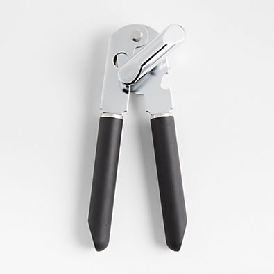 View Crate & Barrel Black Soft-Touch Can Opener details