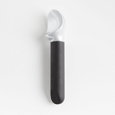 View Crate & Barrel Black Soft-Touch Ice Cream Scoop details