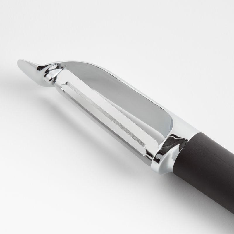 Crate & Barrel Black Soft-Touch Peeler - image 4 of 7