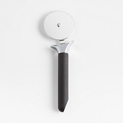 View Crate & Barrel Black Soft-Touch Pizza Wheel details