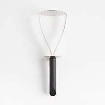 Crate & Barrel Black Soft-Touch Potato Masher | Crate & Barrel