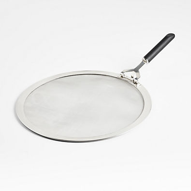 View Crate & Barrel Black Soft-Touch Splatter Guard details