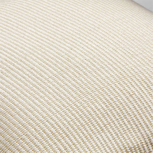 Calm Beige 20"x20" Soft Textured Indoor/Outdoor Throw Pillow