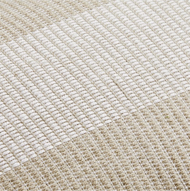 Calm Beige 24"x16" Soft Textured Stripe Indoor/Outdoor Throw Pillow - image 8 of 9