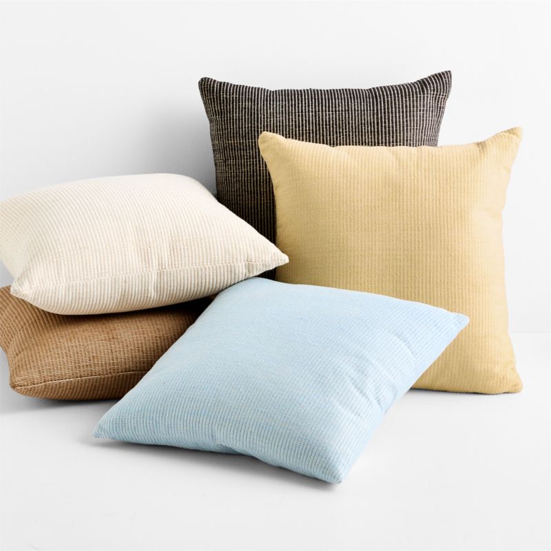 Sierra Tan 20"x20" Soft Textured Indoor/Outdoor Throw Pillow - image 3 of 4