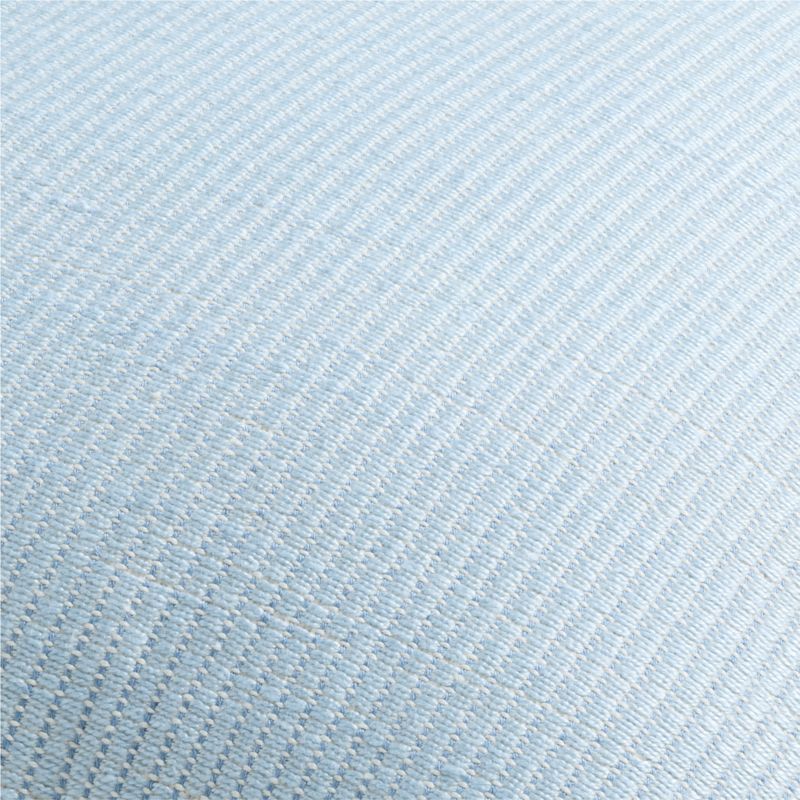 Waterfall Blue 20"x20" Soft Textured Indoor/Outdoor Throw Pillow - image 1 of 3