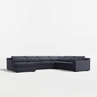 Soho 4-Piece L-Shaped Sectional Sofa with Chaise Lounge
