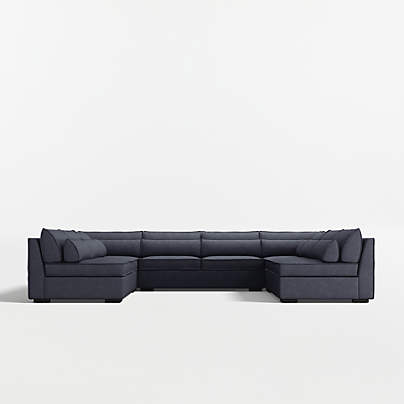 Soho 5-Piece U-Shaped Armless Sectional Sofa