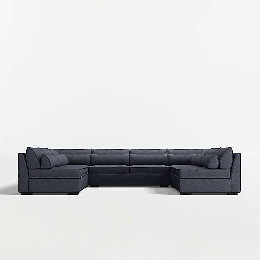 Soho 5-Piece U-Shaped Armless Sectional Sofa