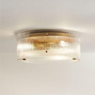 Lilypad Metal and Glass Pendant Light by Brigette Romanek