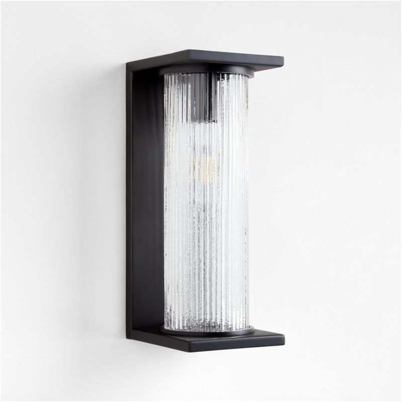 Soleil Black Indoor/Outdoor Wall Sconce Light - image 3 of 5