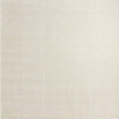 Solid Double Stripe Ivory Kids Performance 12"x18" Rug Swatch