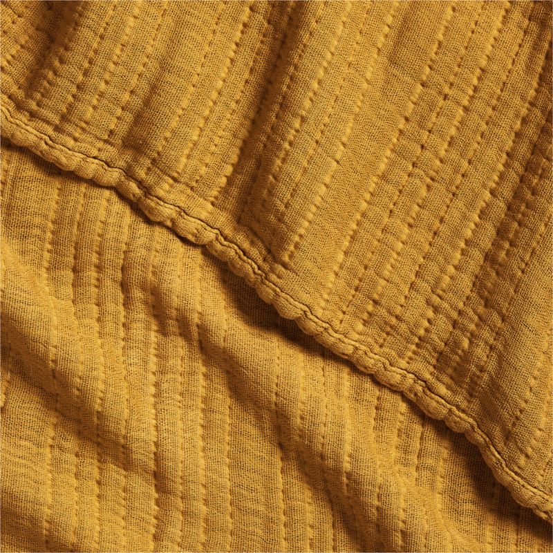 Solid Gauze 70"x55" Marseilles Brown Throw Blanket - image 5 of 7