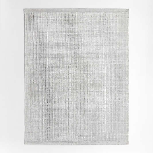 Solid Grid Light Blue Kids Performance Area Rug