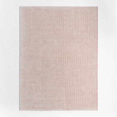 View Solid Grid Light Purple Kids Performance Area Rug 5'x8' details