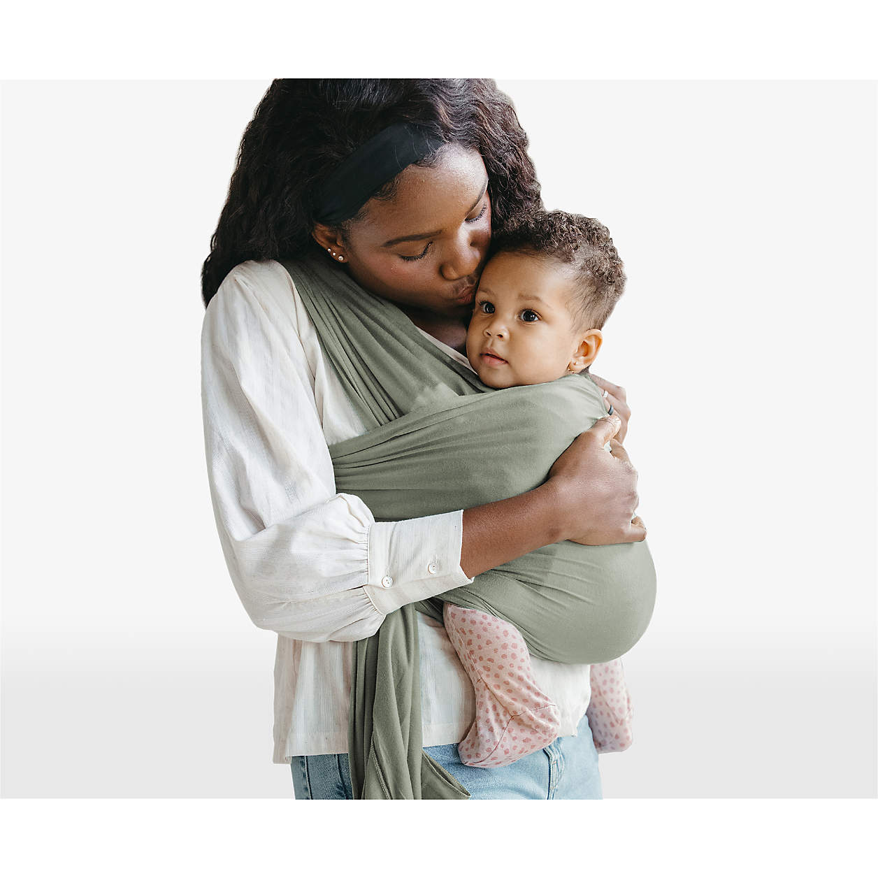 Sollybaby Ivy Green Lightweight Baby Wrap + Reviews Crate & Kids