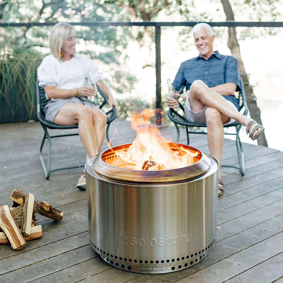 Solo Stove Yukon Smokeless Outdoor Fire Pit with Stand 2.0 +