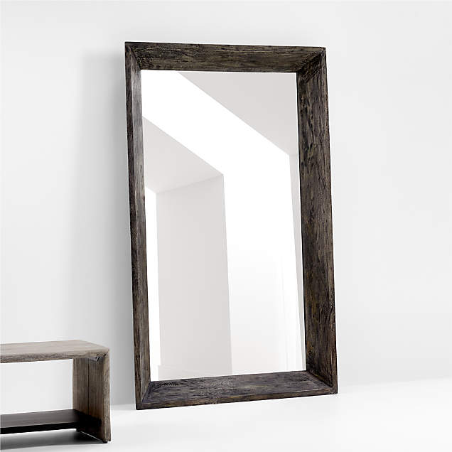 Emmy Brass Floor Mirror + Reviews Crate & Barrel Canada