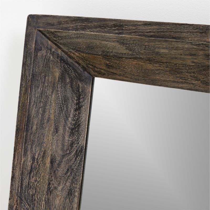 Solomon Ebonized Wood Floor Mirror 47"x75" - image 1 of 5