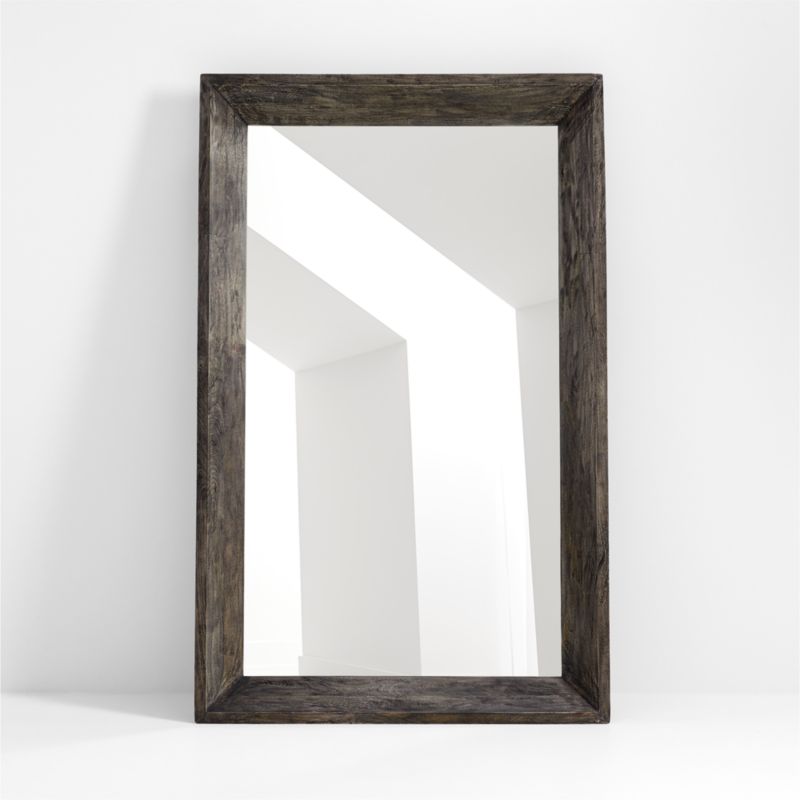 Solomon Ebonized Wood Floor Mirror 47"x75" - image 2 of 5