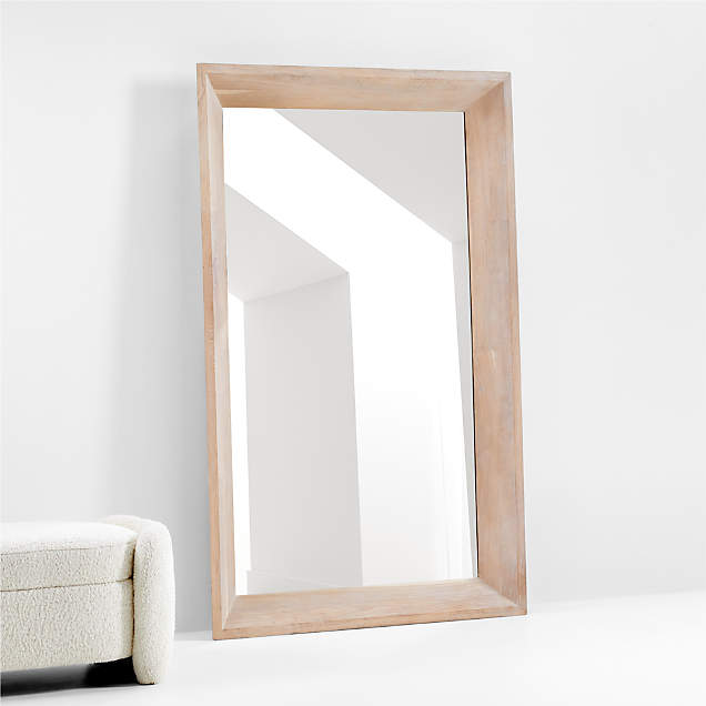 Emmy Brass Floor Mirror + Reviews Crate & Barrel Canada