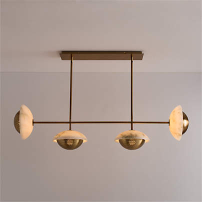 Solstice Alabaster Chandelier Light 53.4"