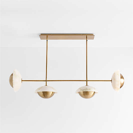 Solstice Alabaster Chandelier Light 53.4"