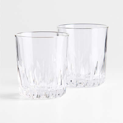 Solstice 11.75-oz. Double Old Fashioned Cut Glass, Set of 2