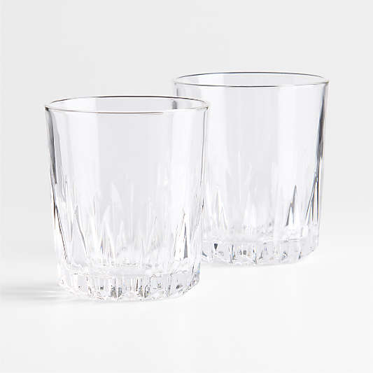Solstice 11.75-oz. Double Old Fashioned Cut Glass, Set of 2