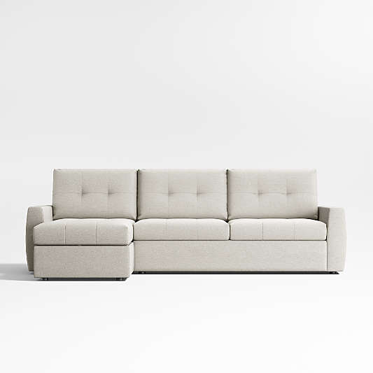 Sombra 2-Piece Queen Sleeper Sectional Sofa with Storage Chaise Lounge