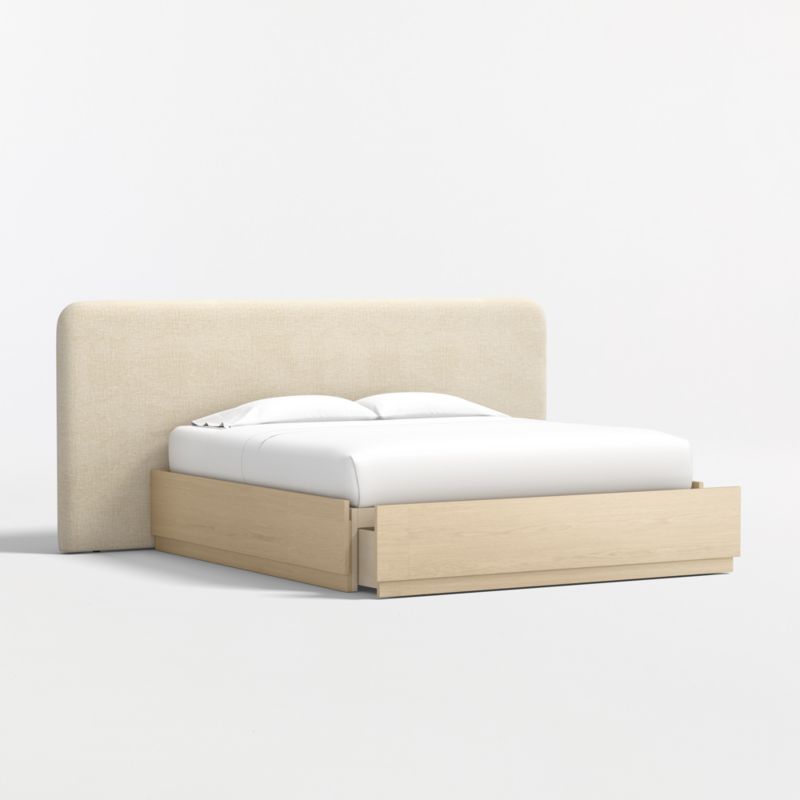 View Somers Upholstered King Headboard and Wood Storage Bed - image 5 of 8