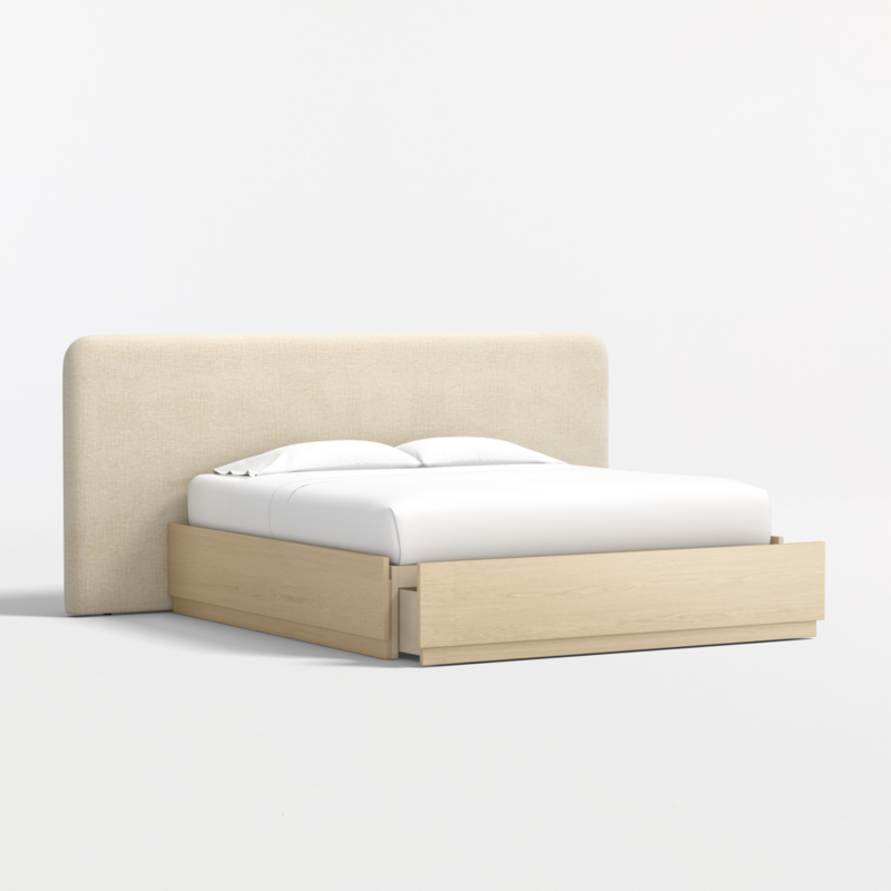 Somers Upholstered King Headboard and Wood Storage Bed - image 4 of 8