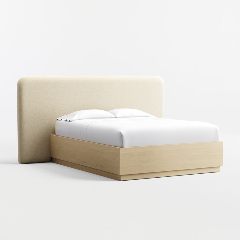 View Somers Upholstered Queen Headboard and Wood Storage Bed - image 4 of 8