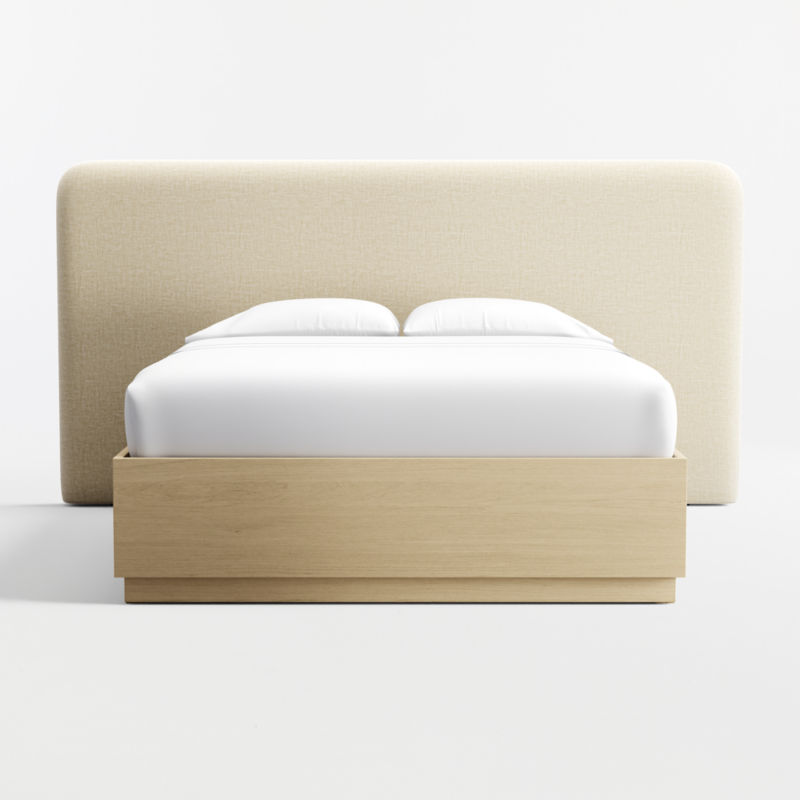 Somers Upholstered Queen Headboard and Wood Storage Bed - image 0 of 8