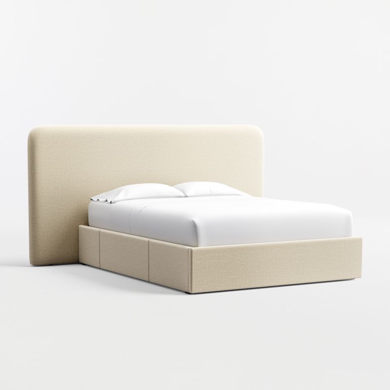 View Somers Upholstered Queen Storage Bed - image 4 of 8