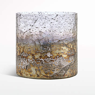 Sona 6" Glass Hurricane Candle Holder + Reviews | Crate & Barrel