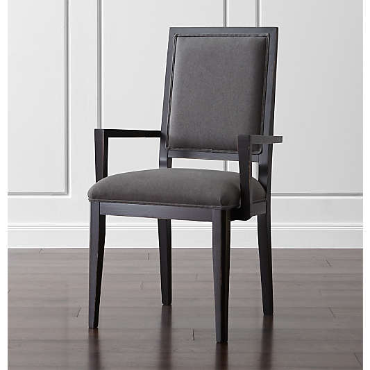 Sonata Bruno Black Dining Arm Chair