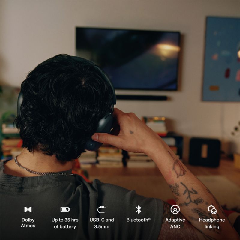 Sonos Ace Ultra Black Wireless Headphones with Noise Cancellation - image 1 of 4