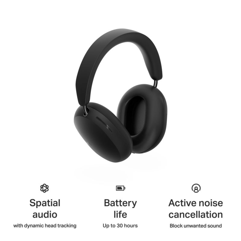 Sonos Ace Black Wireless Headphones with Noise Cancellation - image 3 of 5