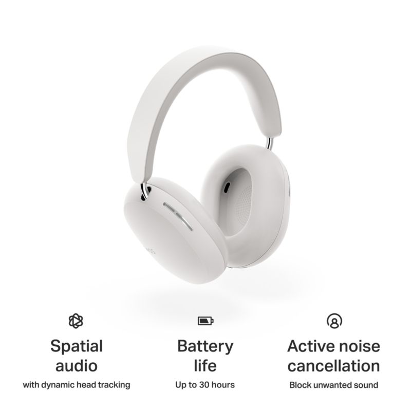 Sonos Ace White Wireless Headphones with Noise Cancellation - image 3 of 5