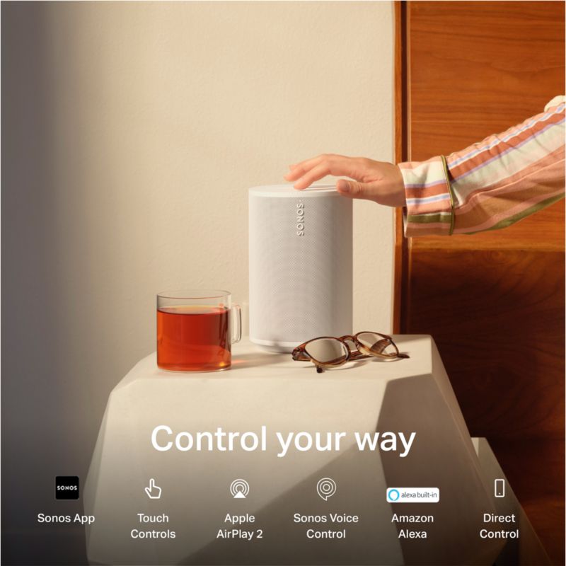 Sonos Era 100 White Next-Gen Smart Speaker - image 1 of 6