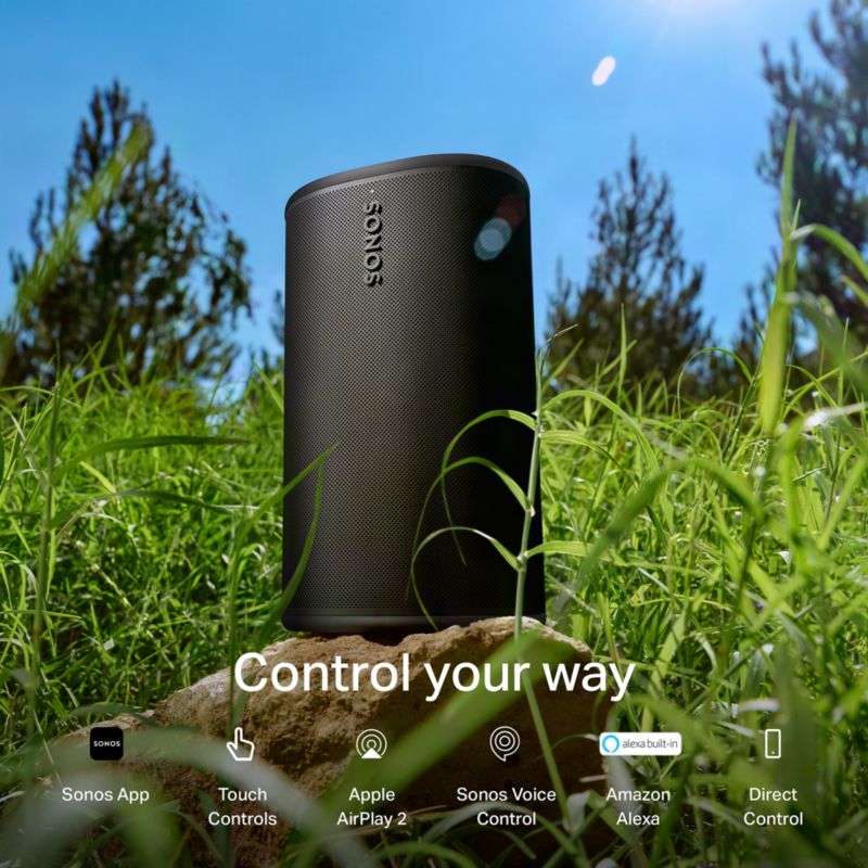 Sonos Play Black Portable Bluetooth Speaker - image 3 of 6