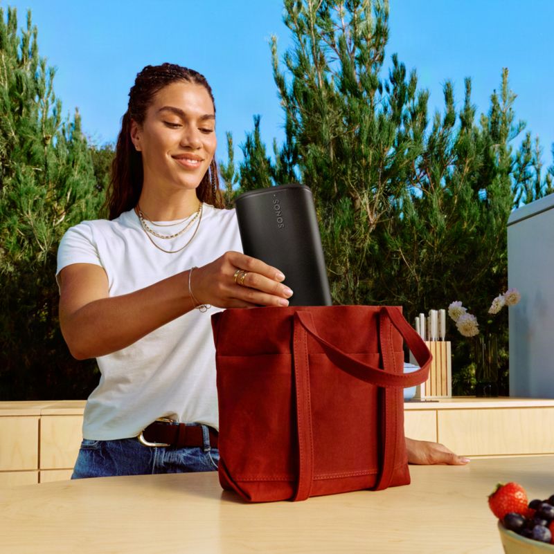 Sonos Play Black Portable Bluetooth Speaker - image 1 of 6