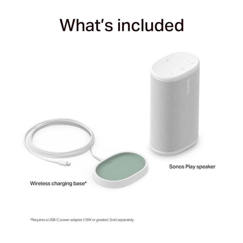 Sonos Play White Portable Bluetooth Speaker - image 4 of 6